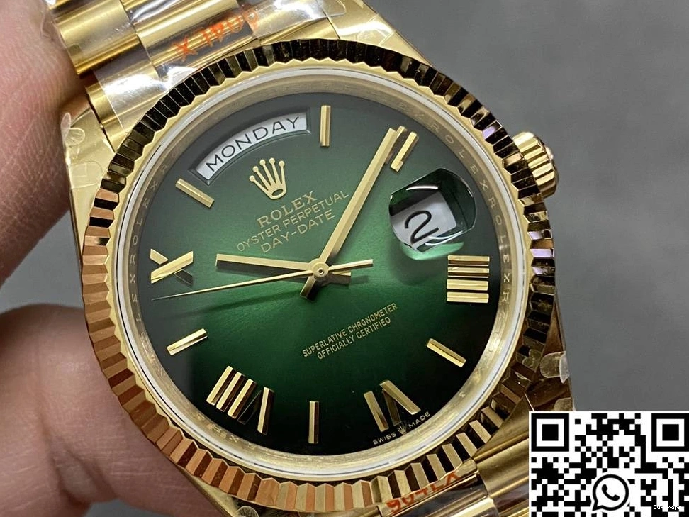 Dial Day Bold Factory v5 Steel 1023 Rolex QF Green Tungsten M228238-0069 Date 0806